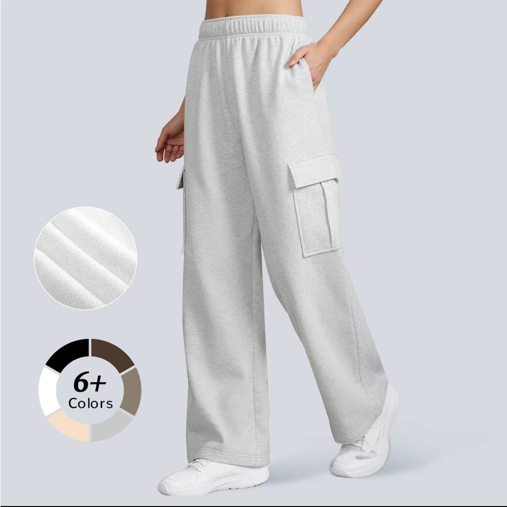 Women's Gray Cargo Pants